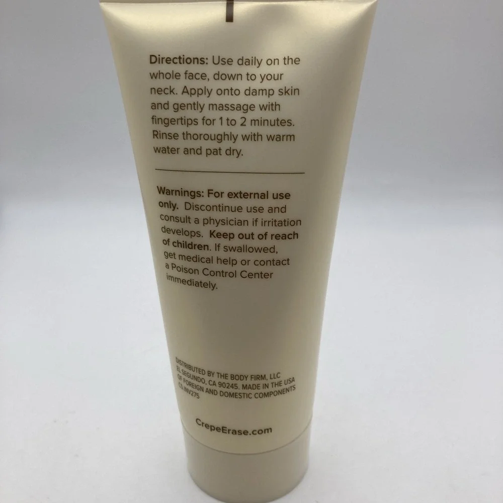Body Firm Crepe Erase Facial Refining Exfoliant 180mL / 6 fl oz | Smoothing New